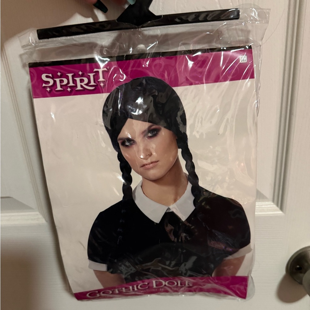 Spirit Halloween Wednesday Wig-ONLY WORN ONCE